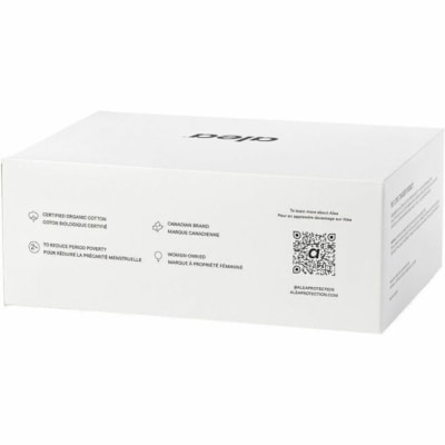 Alea Organic Cotton Tampons with Cardboard Applicator, Size Regular, Box of 75 - Regular - Cardboard Applicator - Chlorine-free, Biodegradable, Fragrance-free, Dye-free - 75 / Box WITH APPLICATOR 