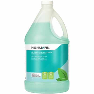 Highmark Neutral Floor Cleaner, Concentrate, Mild Citrus Fragrance, 4 L - For Floor, Surface, Hardwood Floor, Stone, Granite, Marble Floor - Concentrate - 135.3 fl oz (4.2 quart) - Mild Citrus Scent Width - Biodegradable, Non-flammable, Non-corrosive, Easy to Use - Orange - 1 Unit CONCENTRATED 