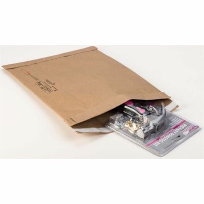 Grand & Toy - Enveloppe 99487-0 - Document/Expédition - #0 - largeur de 6 po (152,40 mm) x longueur de 8 7/8 po (225,30 mm) - Rabat - Kraft naturel - Papier - 25 / Carton 25/CT SELF SEALING 