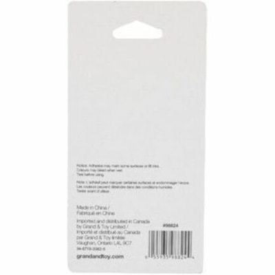 Grand & Toy Filing Tabs, 2" x 1 1/2" , Assorted Colours, 24/PK - 2" (50.80 mm) Tab Height x 1.50" (38.10 mm) Tab Width - Self-adhesive - Assorted, Red, Blue, Green, Yellow Tab(s) - Wear Resistant, Tear Resistant, Removable - 24 / Pack 6 TABS/PAD 4 PADS/PACK