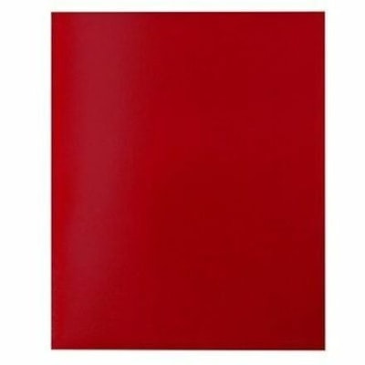Grand & Toy Letter Recycled Portfolio - 8 1/2" (215.90 mm) x 11" (279.40 mm) - 50 Sheets Capacity - 2 Pocket(s) - Burgundy - 100% Recycled - 25 / Unit PORTFOLIO HOLDS 50 STD SHEETS BUS CARD DIE CUT ON INTERIOR