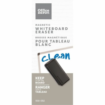 Grand & Toy Dry-Erase Magnetic Eraser - Used as Ink Remover - Magnetic - Black - 1Each  