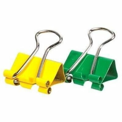 Grand & Toy Binder Clip - Micro - 0.50" (12.70 mm) Width - 0.3" (6.35 mm) Size Capacity - for Document, Paper, Binder - Reusable - Assorted - Metal - 100 / Pack ASST COLOURS CAPACITY: 1/4" REPLACED 99818
