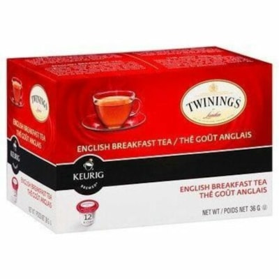 Twinings Tea Black Tea K-Cup - 24 Pack Black Tea K-Cup - Compatible with Keurig Brewer - Black Tea - 24 Pack  