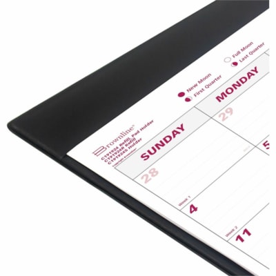 Brownline Monthly Desk/Wall Calendar 24-1/4" x 19-1/8" English - Monthly - 12 Month - January 2025 to December 2025 - 1 Month Single Page Layout - 23 1/2" (596.90 mm) x 18 1/4" (463.55 mm) Sheet Size - Desk Pad - Wall Mount - White - Vinyl - Perforated, Holder, Reference Calendar, Eyelet - 1 Each  