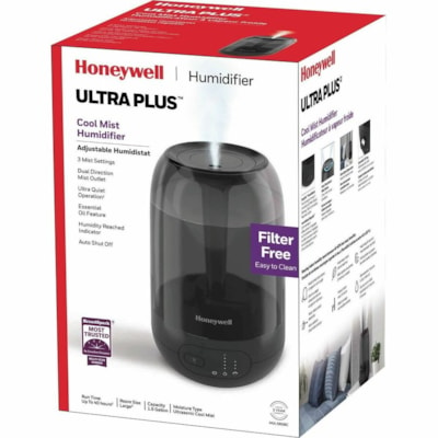 Helen of Troy Ultra Plus Humidifier - Cool Mist, Ultrasonic - 5.70 L - 5.70 L/Day - 55.7 m² - Black FILTER FREE COOL MIST 