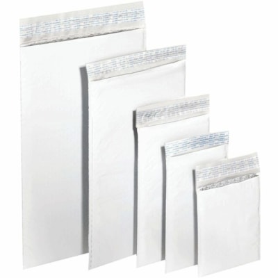 Polyair Xpak Mailer - Bubble/Shipping - #0 - 6 1/2" (165.10 mm) Width x 10" (254 mm) Length - Hot Melt Self-Seal - White - Polyethylene, Poly - 250 / Box 6.5" X 10" 
