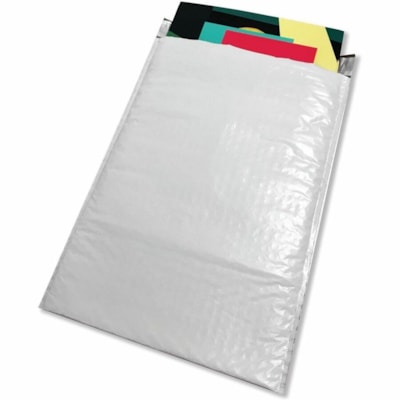 Polyair Xpak Mailer - Bubble/Shipping - #4 - 9 1/2" (241.30 mm) Width x 14 1/2" (368.30 mm) Length - Hot Melt Self-Seal - White - Poly, Polyethylene - 100 / Box 9.5" X 14.5" 