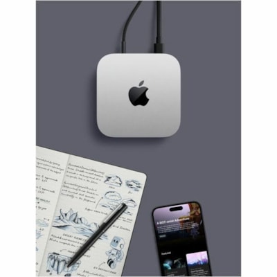 Apple Mac mini MU9E3VC/A Desktop Computer - Apple M4 - 16 GB - 512 GB SSD - Mini PC - Silver - Apple M4 Chip - MacOS Sequoia - Apple Deca-core (10 Core) - IEEE 802.11ax - 155 W  SYST 