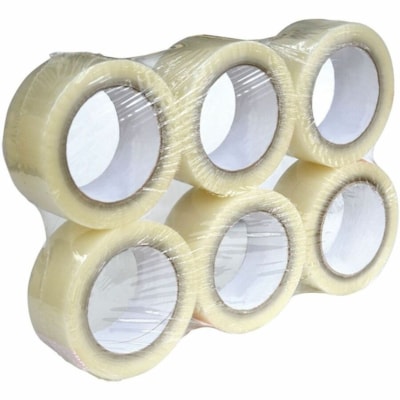 Cantech Packaging Tape - 54.7 yd (50 m) Length x 1.89" (48 mm) Width - Clear - Moisture Resistant - For Holding, Bundling, Packaging, Box, Sealing - 36 / Carton 48MM X50M 1.6MIL 