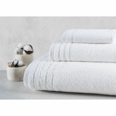 Astoria Bath Towel 30x60 - 21# Toruga Border White 100% Hi-Bloom Cotton, TBT00994 100% COTTON 