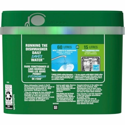 Cascade Complete ActionPacs Dishwashing Detergent - For Dish - Pod - Phosphate-free FRESH 48CT 