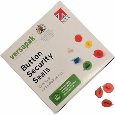 Dasco Storage Solutions Security Seal - Red - Plastic - 500 / Box  
