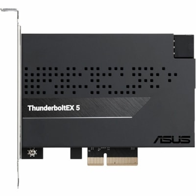 Asus ThunderboltEX 5 - PCI Express 4.0 x4 - 15 GB/s - Desktop, Keyboard, Mouse, Monitor - Plug-in Card - 3 USB Port(s) - 1 Thunderbolt Port(s) - 1 USB 2.0 Port(s) - PC  CARD 