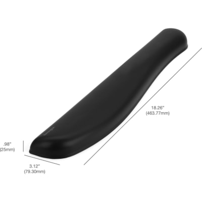 Kensington Wrist Rest for Mechanical & Gaming Keyboards - Rubber - Skid Proof - 1 MECHANICAL & GAMING KYBDS BLACK