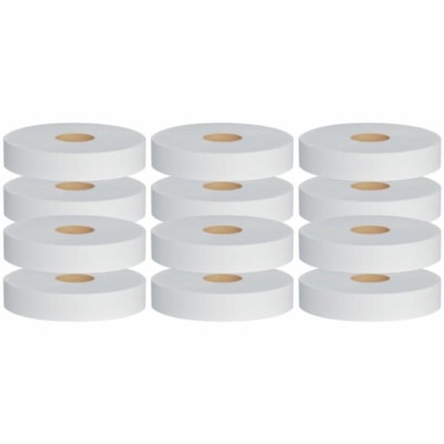 Globe - Papier hygiénique rouleau géant - 2 Pli - Jumbo - diamètre du rouleau 8,66 po (219,96 mm) - 3,30 po (83,82 mm) Matériau - Fibre - 12 emballage 100% FIBRE RECYCLé UNIVERSEL DIAMèTRE DU NOYAU 3 3 POUCES