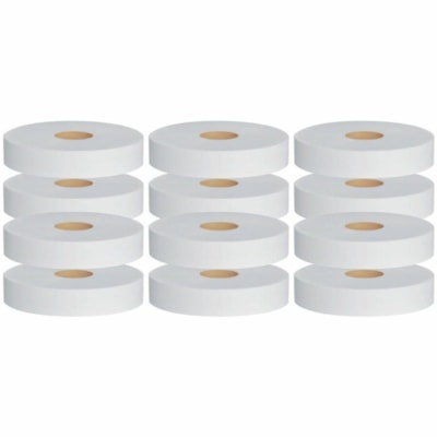 Globe - Papier hygiénique rouleau géant - 1 Pli - Jumbo - diamètre du rouleau 8,66 po (219,96 mm) - 3,30 po (83,82 mm) Matériau - Fibre - 12 emballage 100% FIBRE RECYCLé UNIVERSEL DIAMèTRE DU NOYAU 3 3 POUCES