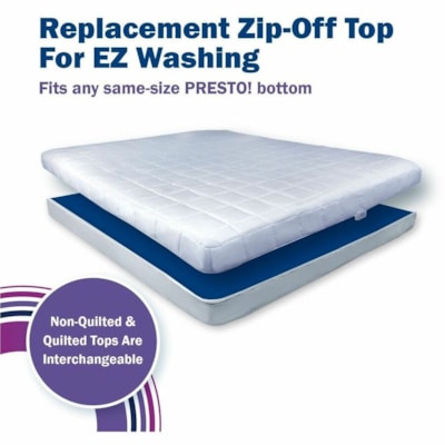 CleanRest - Protecteur de Matélas Platinum 845168008068 - Blanc 54"W X 80"L  BLANC 