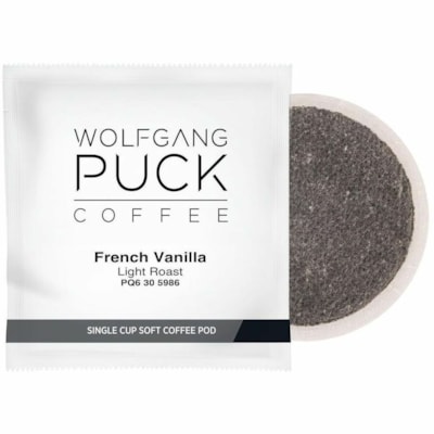Wolfgang Puck Coffee, French Vanilla - Box of 18 PODS  A9 ONLY 