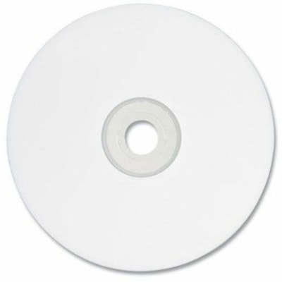 Verbatim CD-R 700MB 52X White Inkjet Printable - 100pk Spindle - Printable - Inkjet Printable Inkjet Printable  100 pk SP 