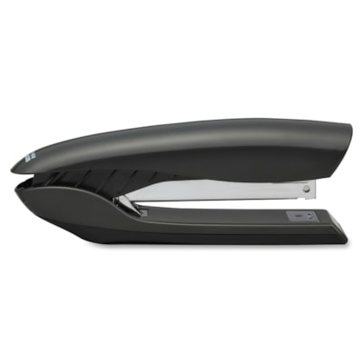 Bostitch Premium Antimicrobial Stand-Up Stapler - Staples Upto 20 Sheet of 20lb Paper - Holds Upto 210 Staple - Full Strip - Staple Size: 1/4" (6.35 mm) - 3.75" (95.25 mm) Throat Depth - 1 Each - Black - Plastic, Rubber ANTI-JAM FLOATING CORE 20 SHEET STAPLING CAPACITY