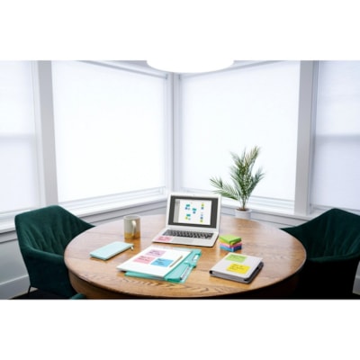 Post-it® Notes - Floral Fantasy Color Collection - 500 - 3" (76.20 mm) Flag/Note Width x 3" (76.20 mm) Flag/Note Length - Square - 100 Sheets per Pad - Unruled - Limeade, Blue Paradise, Citron, Positively Pink, Iris Infusion - Paper - Self-adhesive, Repositionable - 5 / Pack ULTRA COLOURS REMOVABLE STICKS TO MOST SURFACES 100/PAD