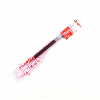 Refill Ink - For EnerGel Gel Pen, (0.7mm) Medium Point, Red Ink - Gel Ink Refills for Pentel EnerGel Gel Roller Pens (BL57, BL77, BL407, BL107, BL117, BL2007, K600, K611, BL437), 0.7mm, Red Ink  