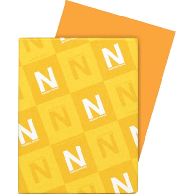 Astrobrights - Carton coloré - Cosmic Orange - format lettre - 8 1/2 po (215,90 mm) x 11 po (279,40 mm) - 65 lb (29483,50 g) Poids de Base - Lisse - Sans acide, Sans lignine, Résistants, Heavyweight - Orange cosmique - 250 / emballage FSC LASER INKJET GUARANTEED COSMIC ORANGE