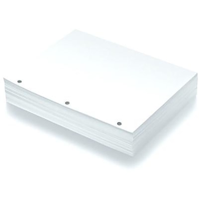 Aspen - Papier recyclé 054901-P - 92 Luminosité - format lettre - 8 1/2 po (215,90 mm) x 11 po (279,40 mm) - 20 lb (9071,85 g) Poids de Base - Lisse - Sans bourrage, Sans acide - Blanc - 5000 / Carton RECYCLÉ 30% POST-CONSOM. 20LB BRILLANCE 92  500/PQT  3 TROUS