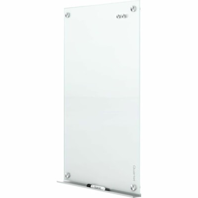 Quartet - Tableau effaçable à sec Infinity - largeur de 96 po (2438,40 mm) x hauteur de 48 po (1219,20 mm) - Surface Blanc En verre trempé - Horizontale/Verticale - Magnétique BLANC 