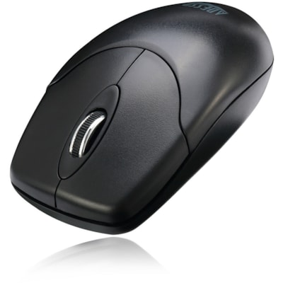 Adesso WKB-1330CB 2.4 GHz Wireless Desktop Keyboard and Mouse Combo - USB Membrane Wireless RF 2.40 GHz Keyboard - 103 Key - English (US) - Black - USB Wireless RF Mouse - Optical - 1200 dpi - Scroll Wheel - QWERTY - Black - Internet Key, Play/Pause, Previous Track, Next Track, Volume Down, Volume U ize with full desktop function ality.  Multimedia a