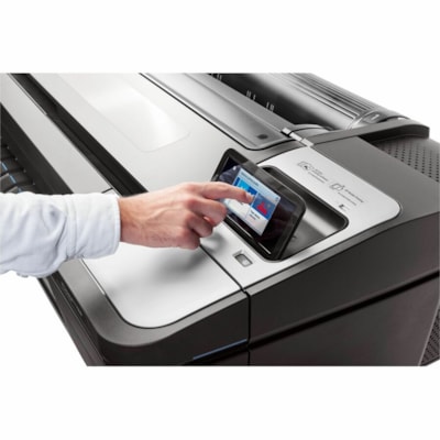 HP Designjet T1700 PostScript Imprimante grand format à jet d'encre - 44 po (1117,60 mm) Largeur d'impression - Couleur - 6 Couleur(s) - 26 Seconde Vitesse de couleur - 2400 x 1200 dpi - USB - Ethernet - Papier en rouleau, Massicot, Papier bond, Papier couché, Papier à grammage lour  PLOT 