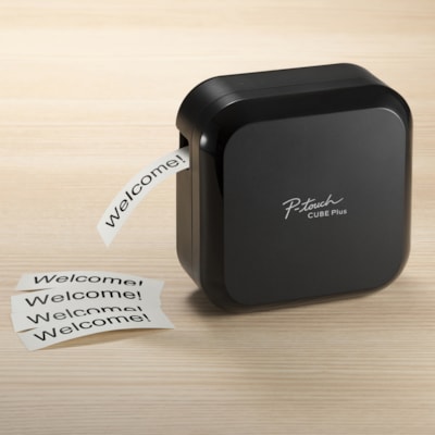 Brother P-touch CUBE Plus PT-P710BT Versatile Label Maker with Bluetooth® Wireless Technology - 0.71" (18 mm) Print Width - 0.79 in/s (20 mm/s) Mono - 180 dpi - 0.24" (6 mm), 0.35" (9 mm), 0.47" (12 mm), 0.71" (18 mm), 0.94" (24 mm), 0.14" (3.50 mm) Width - 19.68" (499.90 mm) Label Length BK 180 DPI PRINT RESOLUTION P-TOUCH LABEL MAKER