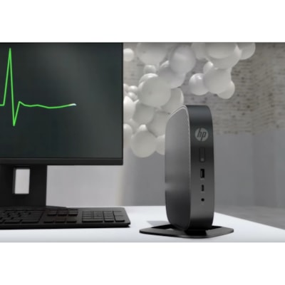 HP t530 Thin Client G-Series GX-215JJ Dual-core (2 Core) 1.50 GHz - 8 GB RAM DDR4 SDRAM - 128 GB Flash Radeon R2E Graphics - Gigabit Ethernet - DisplayPort - Network (RJ-45) - 6 Total USB Port(s) - 2 USB 2.0 Port(s) - 1 USB 3.1 Port(s) - USB Type-C - English Keyboard - 45 W  