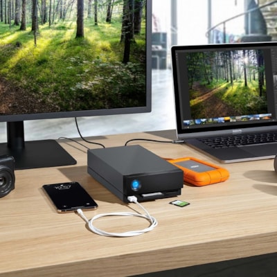 LaCie 1big STHS10000800 10 TB Desktop Hard Drive - External - Desktop PC, Notebook Device Supported - Thunderbolt 3, USB 3.0 - 7200rpm - 5 Year Warranty - Retail ERBOLT 3 + USB-C 