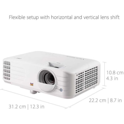 ViewSonic PX701-4K Standard Throw DLP Projector - 16:9 - Ceiling Mountable - 3840 x 2160 - Front - 2160p - 6000 Hour Normal Mode - 20000 Hour Economy Mode - 4K UHD - 12,000:1 - 3200 lm - HDMI - USB - Home  PROJ 