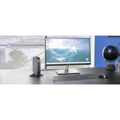 HP t540 Thin Client Ryzen R1305G Dual-core (2 Core) 1.50 GHz - Intel Chip - 8 GB RAM DDR4 SDRAM - 64 GB Flash Radeon Vega 3 Graphics - Gigabit Ethernet - Windows 10 IoT Enterprise - IEEE 802.11ax - DisplayPort - Network (RJ-45) - 6 Total USB Port(s) - 2 USB 2.0 Port(s) - USB Type-C - 45 W  