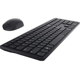 Dell Pro Wireless Keyboard And Mouse KM5221W - USB Wireless RF - French - Black - USB Wireless RF Mouse - Optical - 4000 dpi - Scroll Wheel - Black - Symmetrical - AA, AAA - Compatible with Desktop Computer for Windows, Mac OS, Linux, ChromeOS, Android  WRLS 