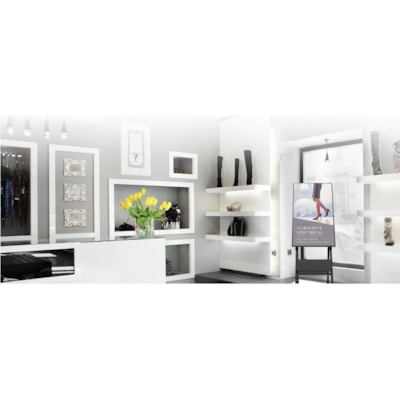 BenQ Ecrans à affichages dynamiques SL4302K - 43 po (1092,20 mm) LCD - 4 Go - 32 Go HDD - 3840 x 2160 - Edge LED - 500 cd/m² - 2160p - HDMI - USB - SérieEthernet - Android 8.0 Oreo  MNTR 
