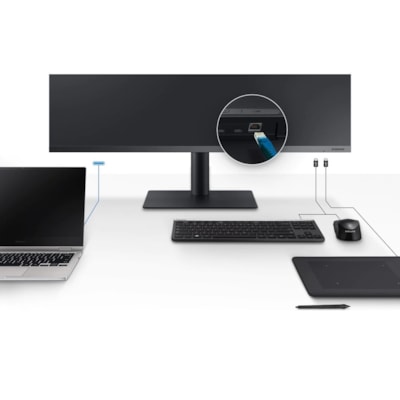 Samsung F32TU874VN 32" Class 4K UHD LCD Monitor - 16:9 - Dark Blue Gray - 31.5" Viewable - Vertical Alignment (VA) - 3840 x 2160 - 1 Billion Colors - 250 cd/m² - 5 ms - 60 Hz Refresh Rate - HDMI - DisplayPort - USB Hub t 3TM 