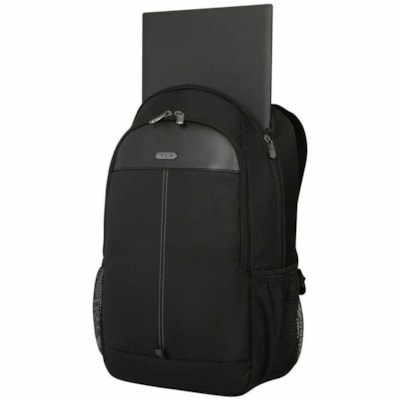 Targus Classic TBB943GL Carrying Case (Backpack) for 15" (381 mm) to 16" (406.40 mm) Notebook - Black  - Polyester Body - Handle, Shoulder Strap, Trolley Strap - 18.50" (469.90 mm) Height x 14.17" (359.92 mm) Width x 2.75" (69.85 mm) Depth - 5.28 gal (20000 mL) Volume Capacity SIC 