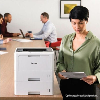 Brother HL-L5210DW Desktop Wireless Laser Printer - Monochrome - 48 ppm Mono - 1200 x 1200 dpi Print - Automatic Duplex Print - 250 Sheets Input - Ethernet - Wireless LAN - Brother iPrint&Scan, Wi-Fi Direct, Mopria, Brother Print Service Plugin, Apple AirPrint, Brother Mobile Connect - 90000 Pages D ER BUSINESS 