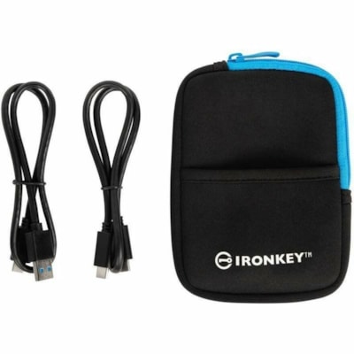 IronKey Vault Privacy 80 7.50 TB Portable Solid State Drive - External  - USB 3.2 (Gen 1) Type C - 256-bit AES-XTS Encryption Standard  