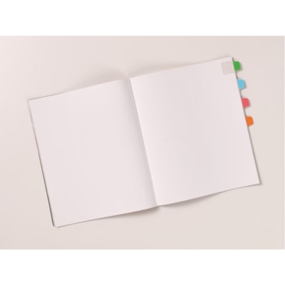 Avery® - Onglet dossier 74763 - 80 Onglet(s) - hauteur de l'onglet 1,50 po (38,10 mm) x largeur de l'onglet 1 po (25,40 mm) - Tab Rouge Film, clair Papier, Bleu, Orange, Vert - 80 / emballage ROUGE  BLEU  VERT  ORANGE COULEURS PRIM. - EMB. DE 80
