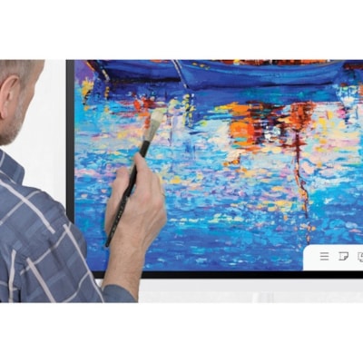 Samsung Flip 2 WM55R 55" Class LCD Touchscreen Monitor - 6.70 ms - 55" Viewable - InGlass Technology - 3840 x 2160 - 4K - 350 cd/m² - Edge LED Backlight - Speakers - HDMI - USB - Light Gray - 36 Month Digital Flipchart  Advanced IR  touch technology  w