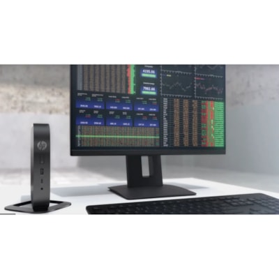 HP t530 Thin Client G-Series GX-215JJ Dual-core (2 Core) 1.50 GHz - 8 GB RAM DDR4 SDRAM - 128 GB Flash Radeon R2E Graphics - Gigabit Ethernet - DisplayPort - Network (RJ-45) - 6 Total USB Port(s) - 2 USB 2.0 Port(s) - 1 USB 3.1 Port(s) - USB Type-C - English Keyboard - 45 W  
