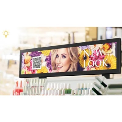 BenQ 24" Smart Stretched Display BH2401 - 24" (609.60 mm) LCD - 2 GB - 1920 x 190 - Edge LED - 1000 cd/m² - HDMI - USB - SerialEthernet - Android 6.0 Marshmallow - Black  MNTR 