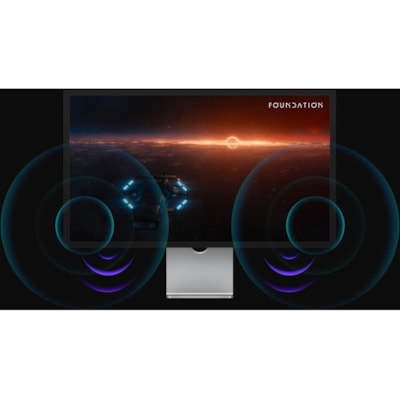 Apple - Moniteur LCD Studio 27 po Classe Webcam 5K - 27 po Visible - 5120 x 2880 - 1 milliard de couleurs - 600 cd/m² - Hauts-Parleurs  MNTR 