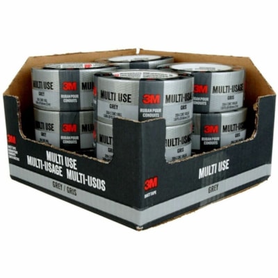3M Multi-Use Duct Tape 2930-C, 1.88 in x 30 yd (48.0 mm x 27.4 m) - 30 yd (27.4 m) Length x 1.88" (47.8 mm) Width - Gray - Natural Rubber Adhesive - For Bundling, Cord, Patching, Reinforcing, Repair, Indoor, General Purpose - 1 Each 48.0 MM X 27.4 M 