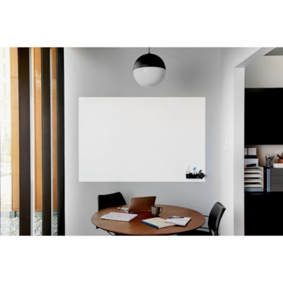 Post-it® Easy Erase Whiteboard Roll, 4'x3' - White Surface - White Sheet Color - Rectangle - 4" (101.60 mm) Length x 3" (76.20 mm) Width - Flexible, Stain Resistant, Easy Peel, Self-stick, Removable, Wipeable, Stain Proof - 1 Each WHITEBOARD SURFACE & SHEETS EE4X3